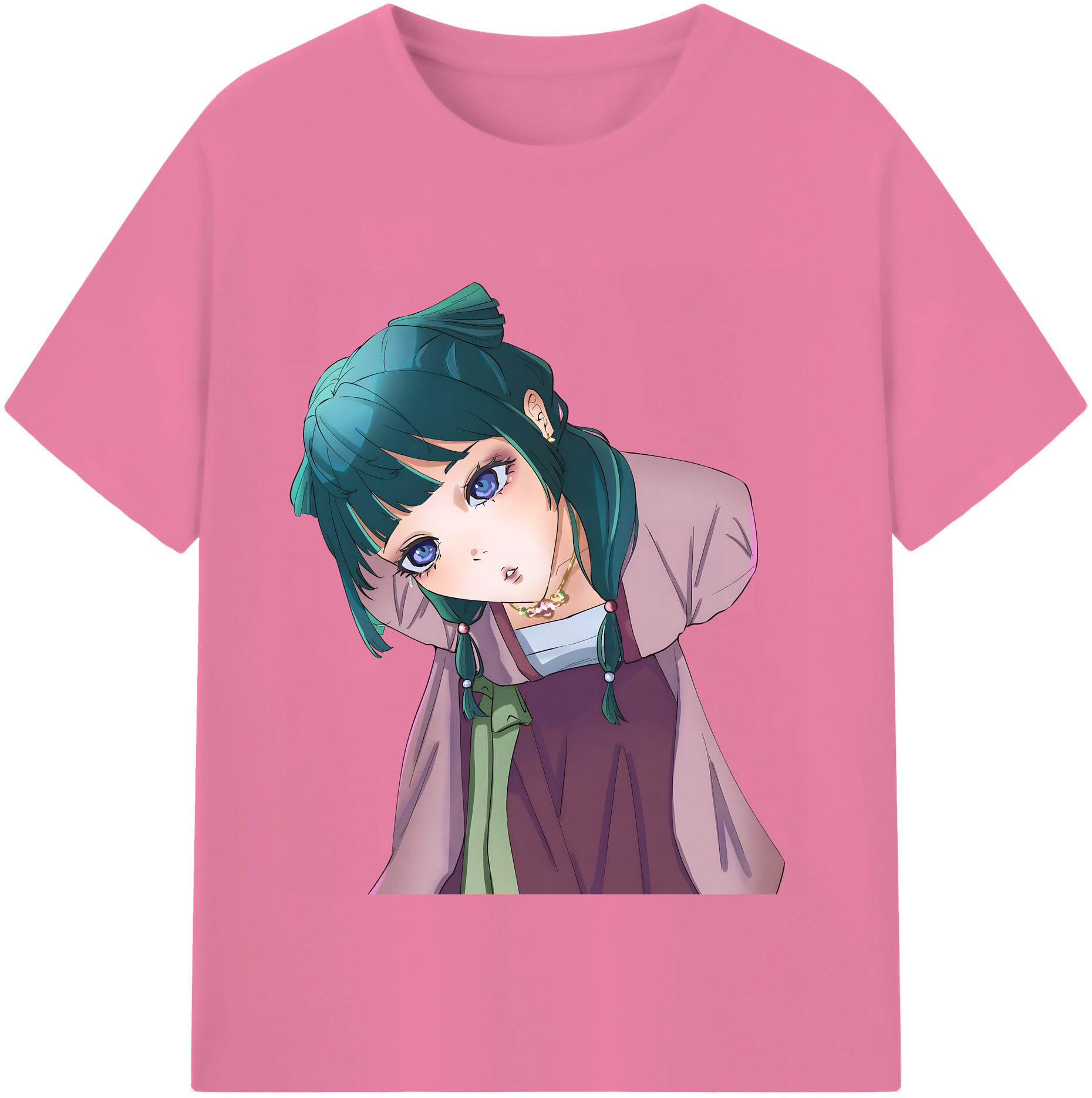 （画像用） 薬屋のひとりごと The Apothecary Diaries 綿100％半袖Tシャツ（フロントプリント）